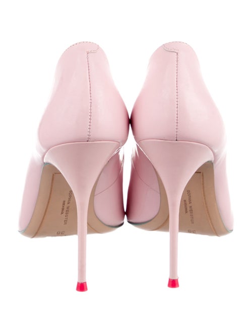 Sophia Webster Patent Leather Embroidered Accent Pumps