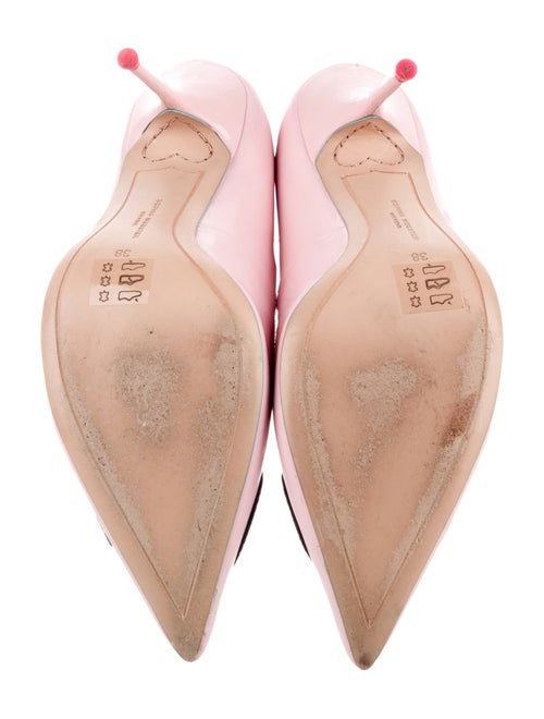 Sophia Webster Patent Leather Embroidered Accent Pumps