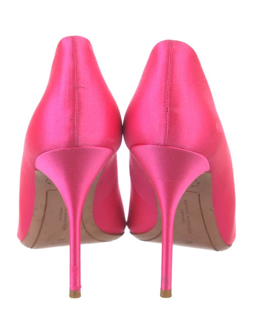 Sophia Webster Satin Crystal Embellishments Pumps