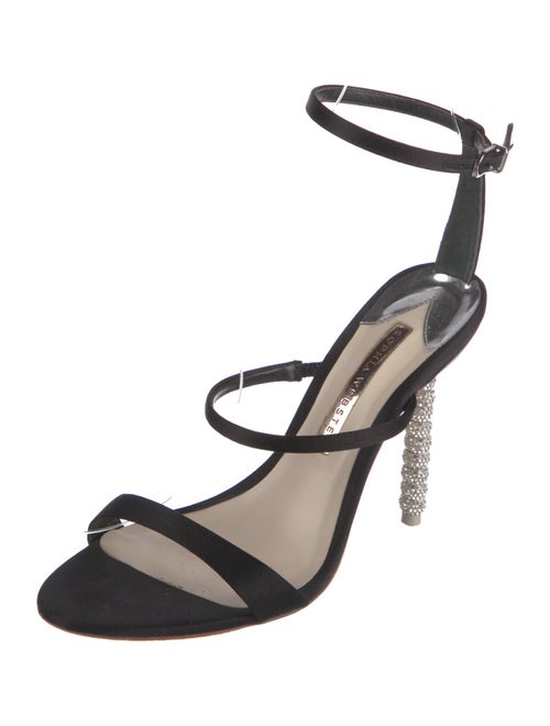 Sophia Webster Satin Crystal Embellishments Sandals