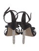 Sophia Webster Satin Crystal Embellishments Sandals