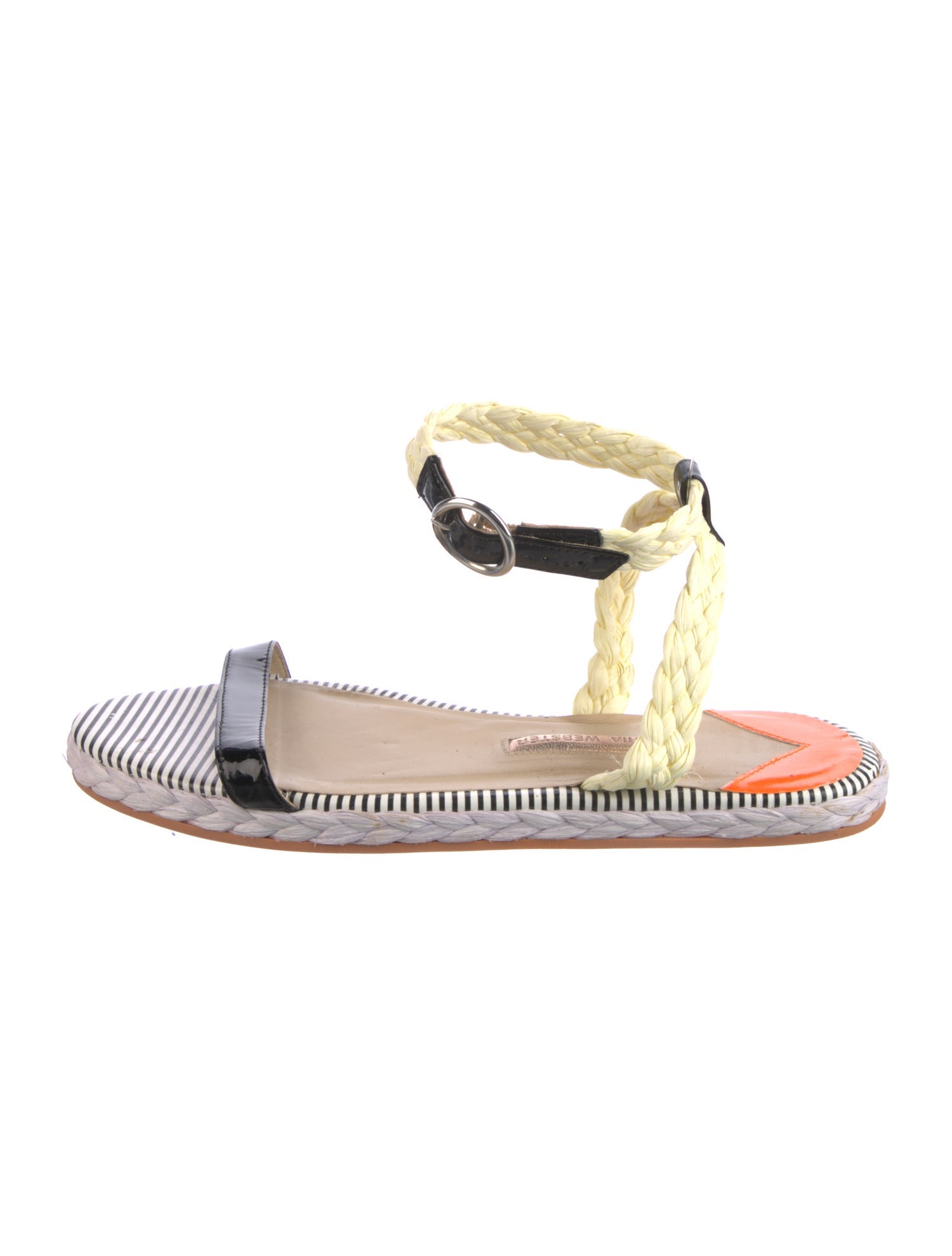 Sophia Webster Patent Leather Printed Sandals