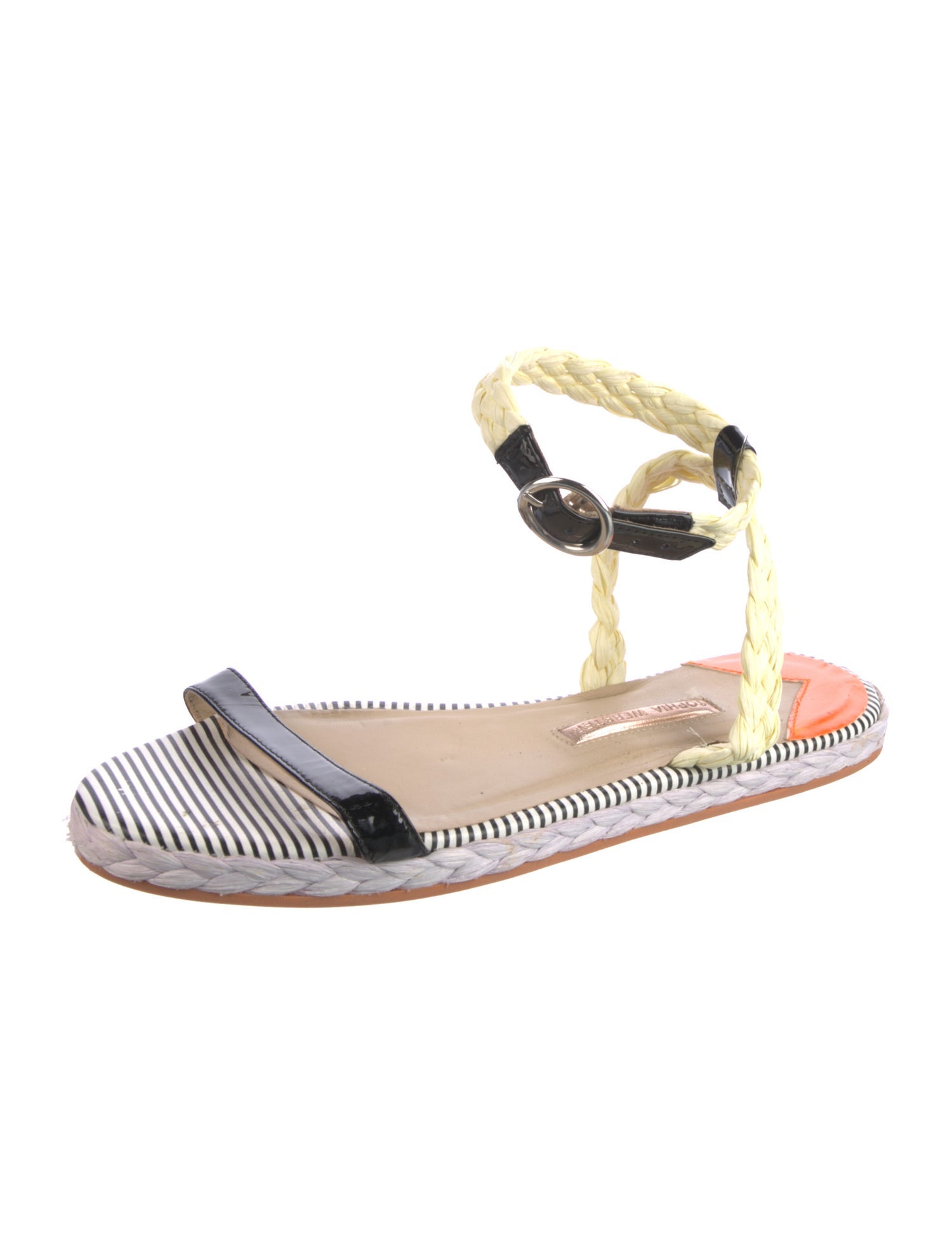 Sophia Webster Patent Leather Printed Sandals