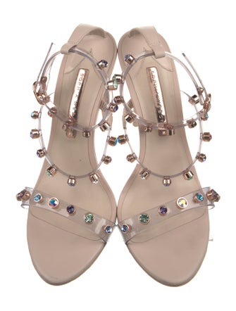 Sophia Webster PVC Crystal Embellishments Sandals