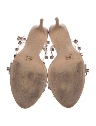 Sophia Webster PVC Crystal Embellishments Sandals