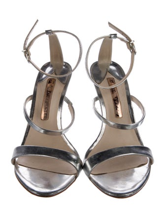 Sophia Webster Leather Crystal Embellishments Sandals
