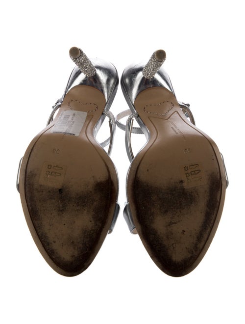 Sophia Webster Leather Crystal Embellishments Sandals