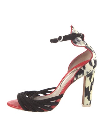 Sophia Webster Leather Printed Sandals