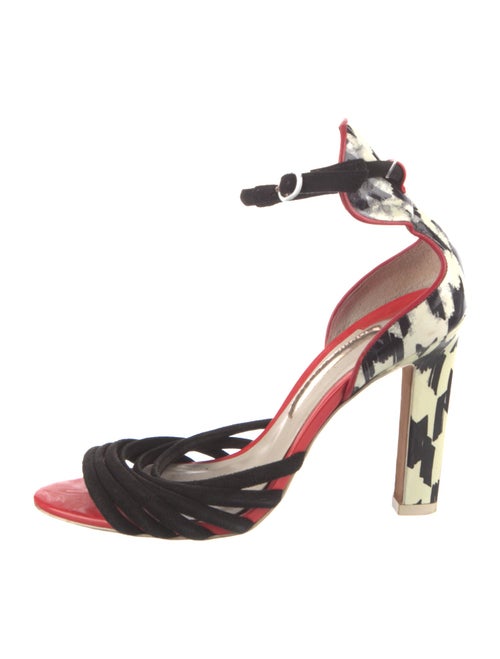 Sophia Webster Leather Printed Sandals