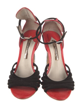 Sophia Webster Leather Printed Sandals