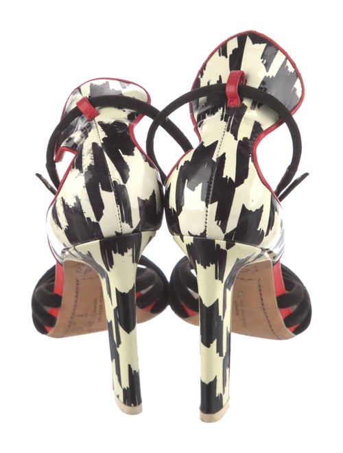Sophia Webster Leather Printed Sandals