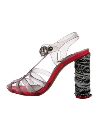 Sophia Webster Chain-Link Accents T-Strap Sandals