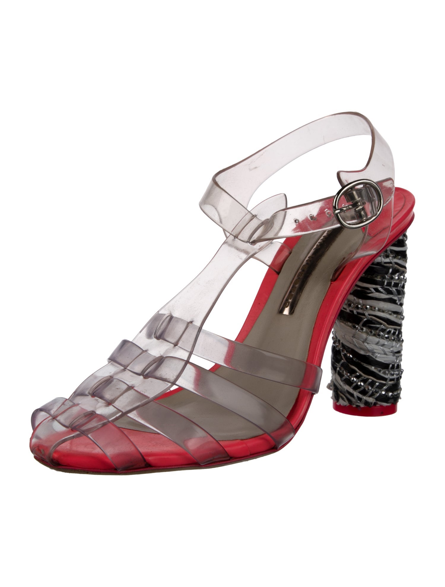 Sophia Webster Chain-Link Accents T-Strap Sandals