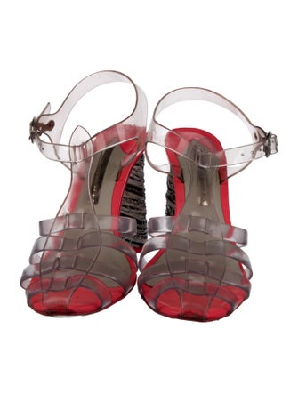 Sophia Webster Chain-Link Accents T-Strap Sandals