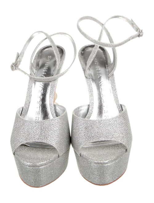 Sophia Webster Leather Beaded Accents T-Strap Sandals