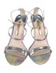 Sophia Webster Glitter Colorblock Pattern Sandals