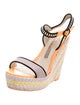 Sophia Webster Suede Striped Espadrilles