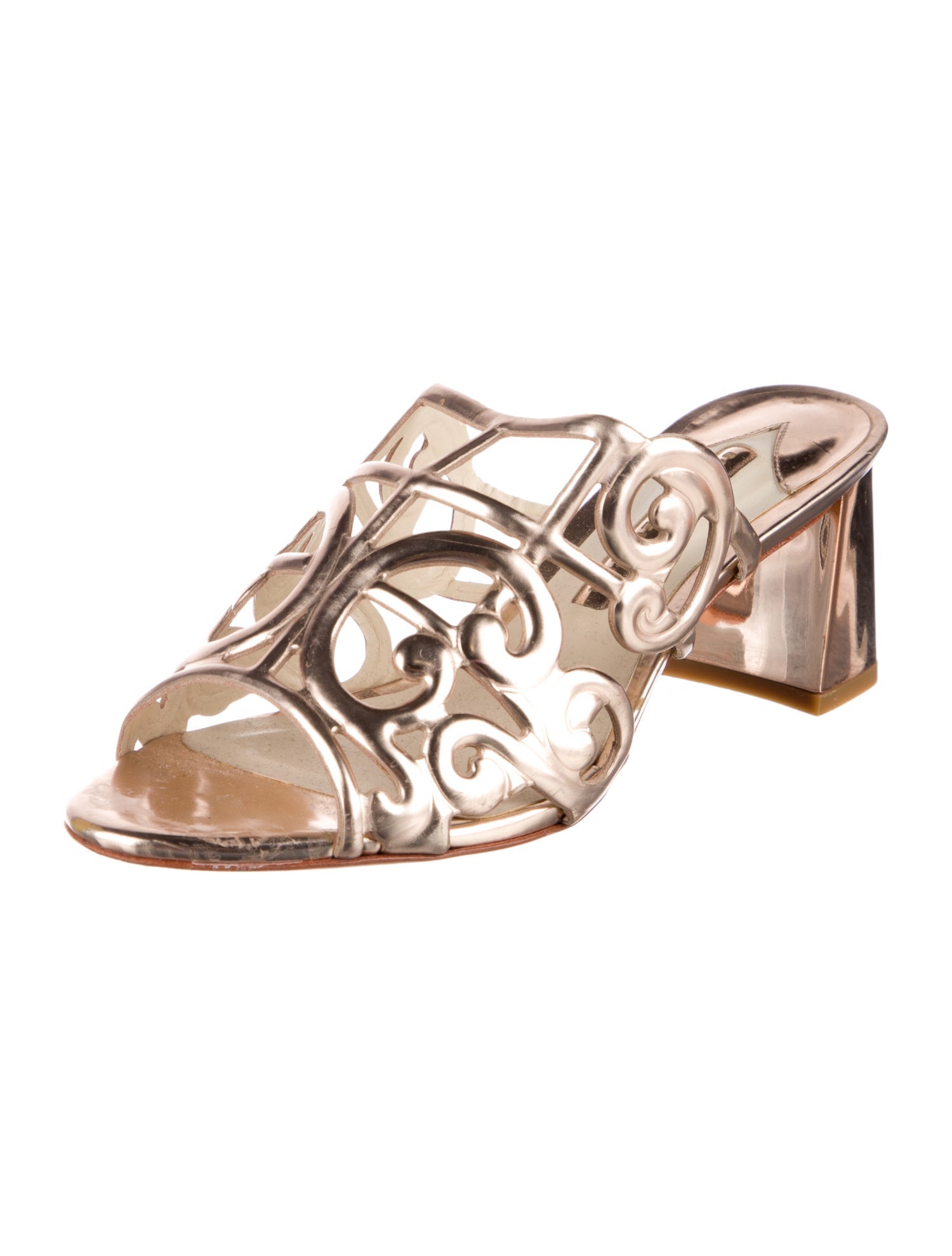 Sophia Webster Leather Slides