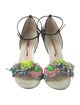 Sophia Webster Patent Leather Floral Print Sandals