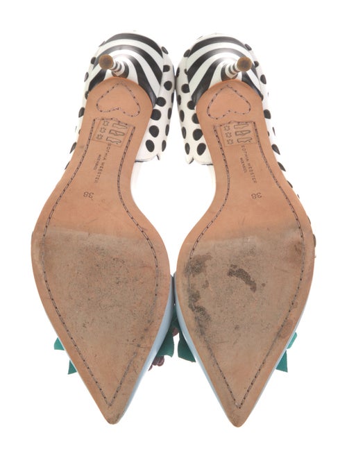 Sophia Webster Leather Polka Dot Print D'Orsay Pumps