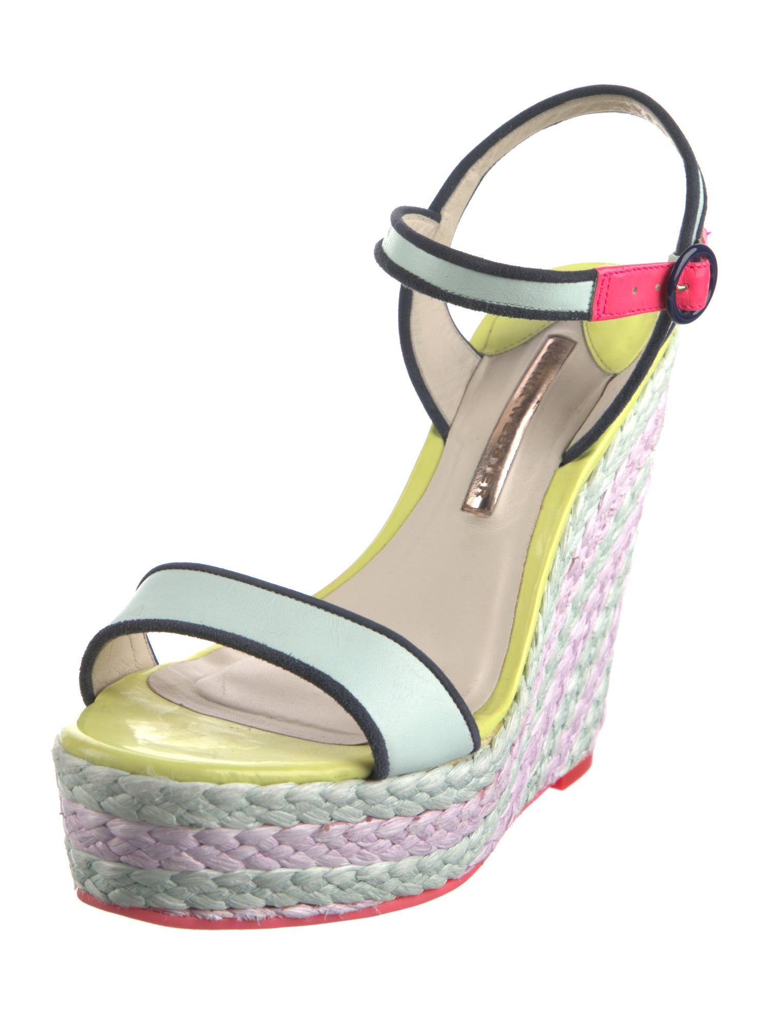 Sophia Webster Leather Printed Espadrilles