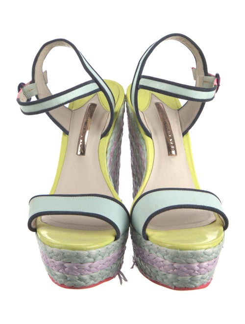 Sophia Webster Leather Printed Espadrilles