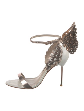 Sophia Webster Leather Lasercut Accents Sandals