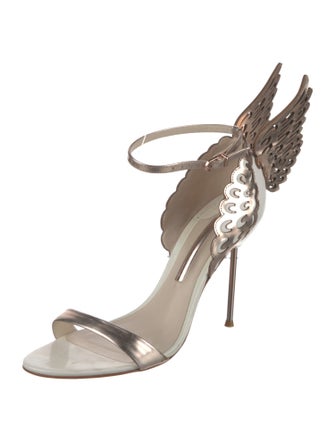 Sophia Webster Leather Lasercut Accents Sandals