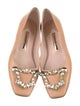 Sophia Webster Leather Embroidered Accent Ballet Flats