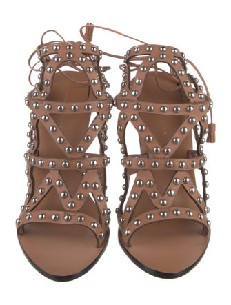 Sophia Webster Leather Studded Accents Gladiator Sandals