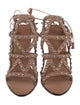 Sophia Webster Leather Studded Accents Gladiator Sandals