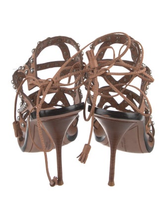 Sophia Webster Leather Studded Accents Gladiator Sandals