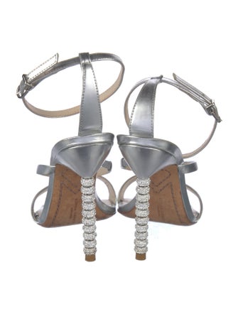 Sophia Webster Leather Crystal Embellishments Sandals