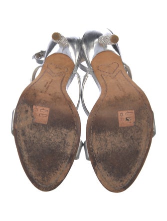 Sophia Webster Leather Crystal Embellishments Sandals