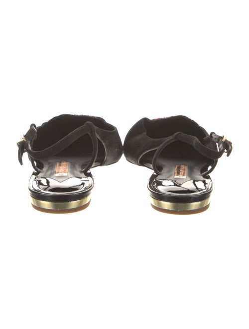 Sophia Webster Suede Slingback Flats