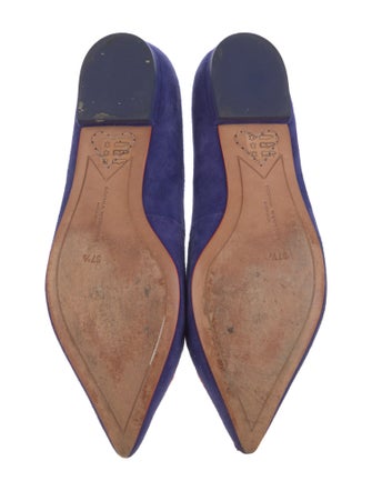 Sophia Webster Suede Graphic Print Flats
