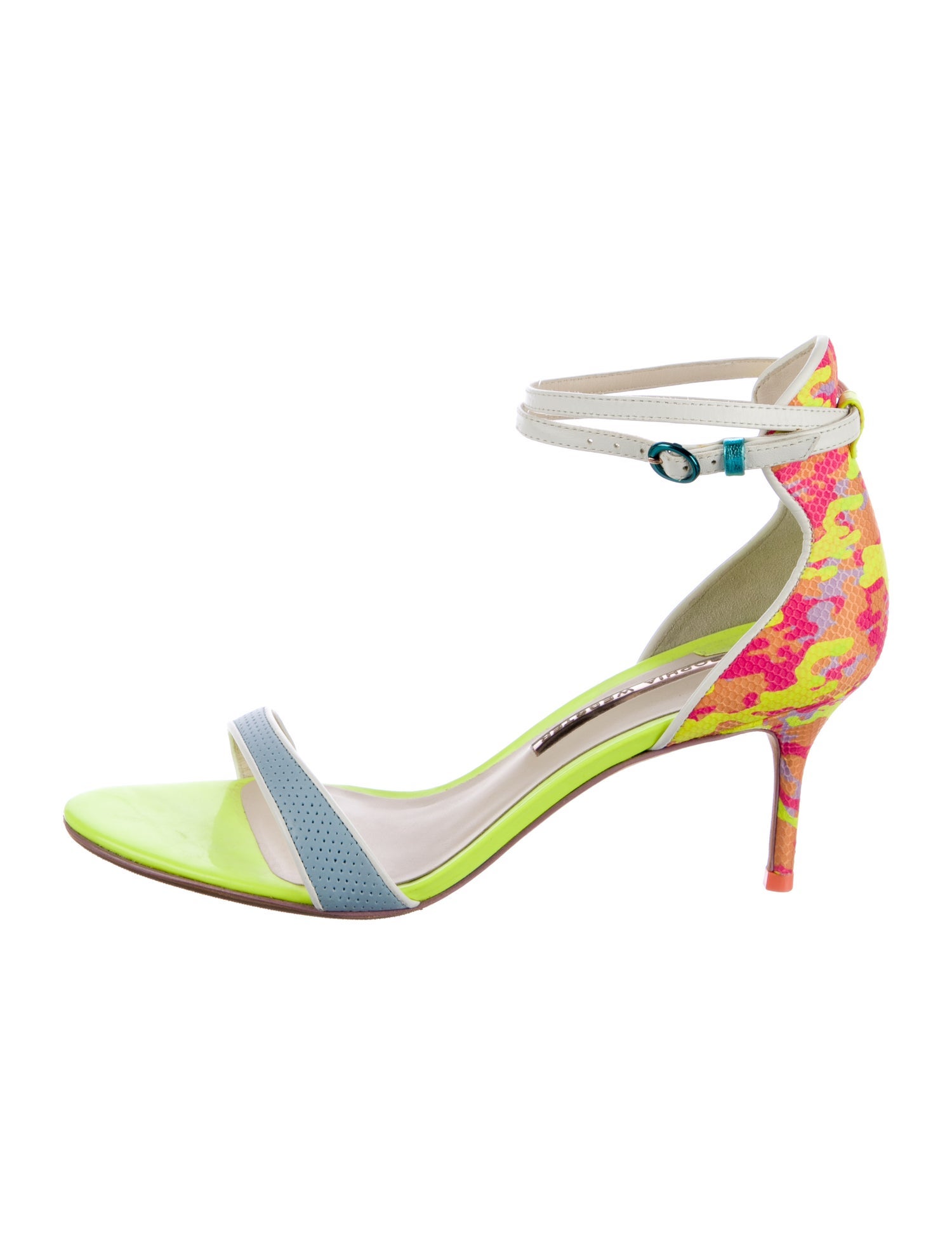 Sophia Webster Leather Printed Sandals