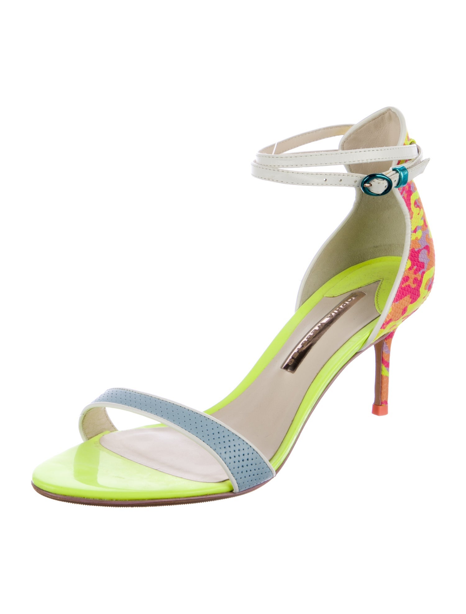 Sophia Webster Leather Printed Sandals