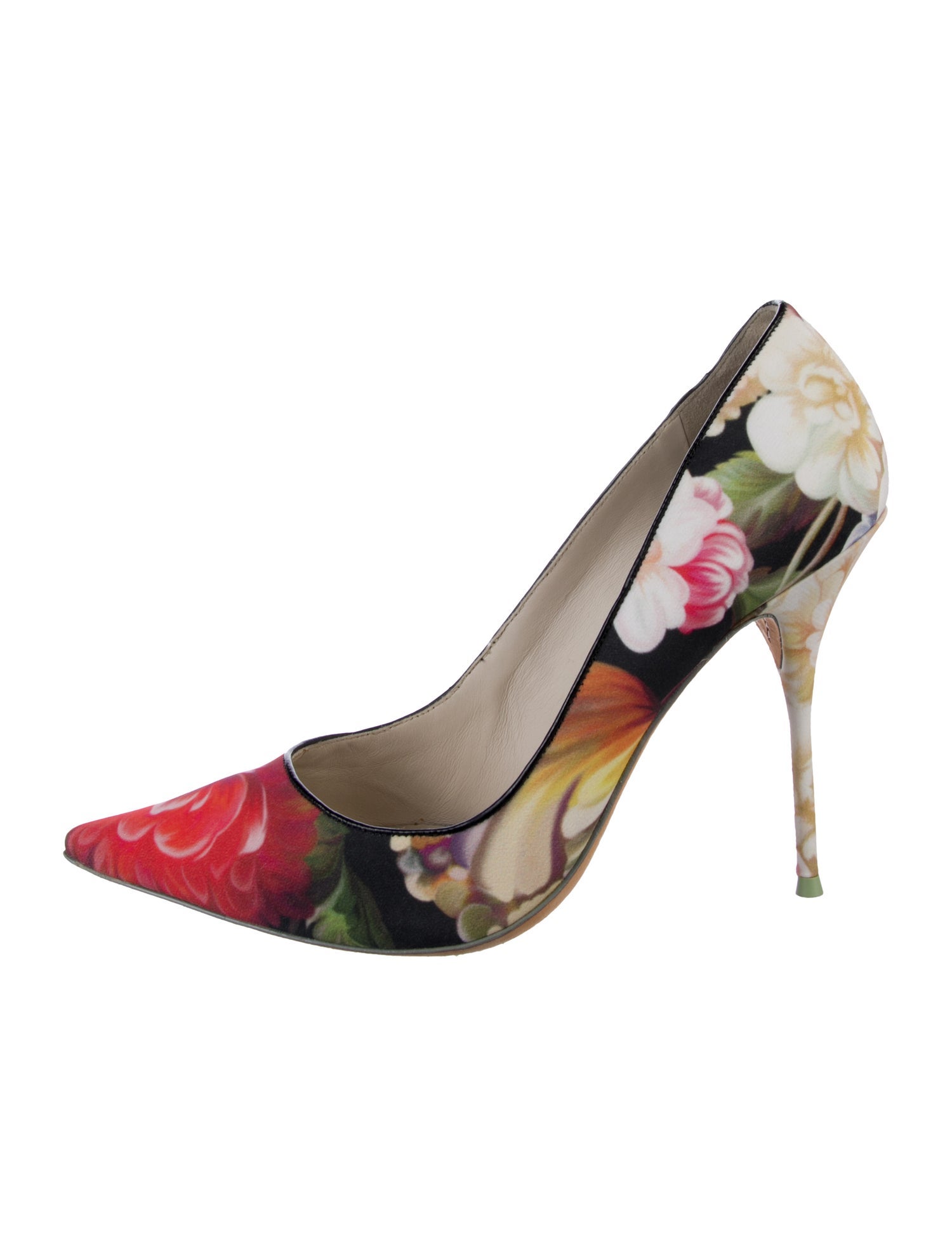 Sophia Webster Floral Print Pumps