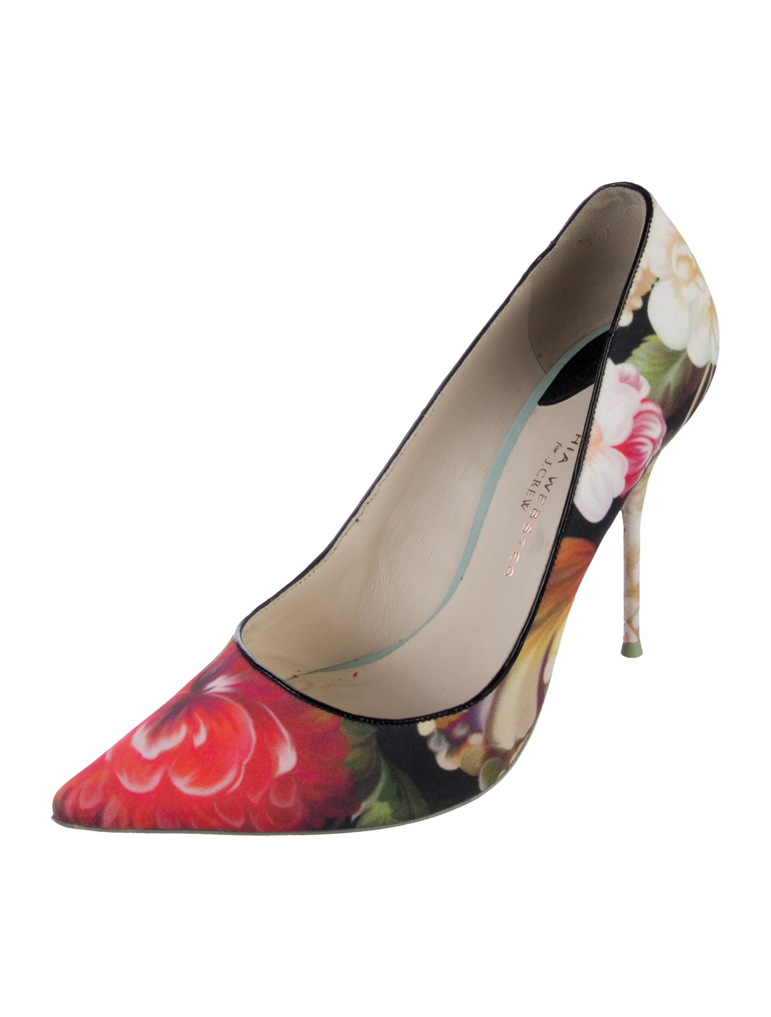 Sophia Webster Floral Print Pumps