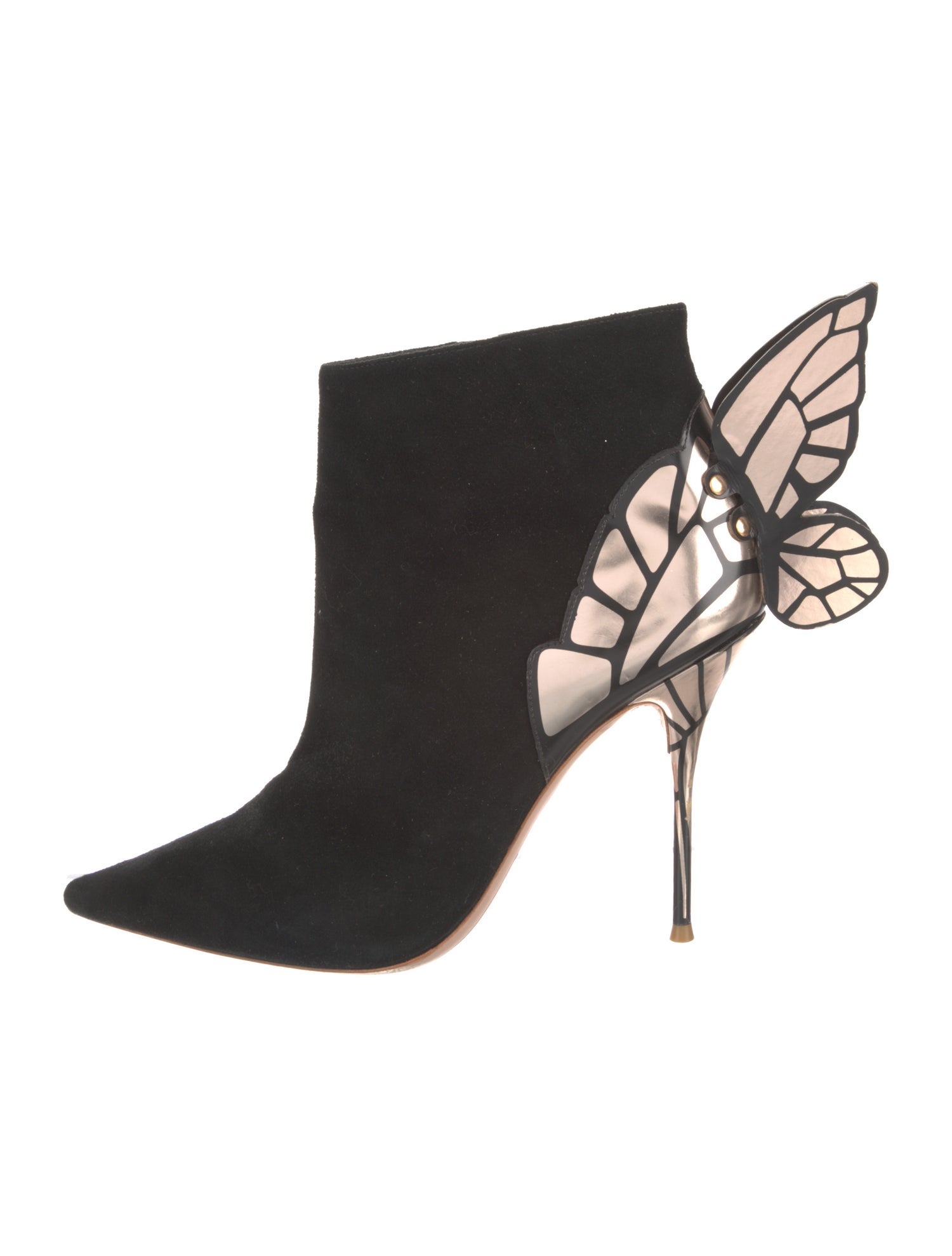 Sophia Webster Suede Studded Accents Boots