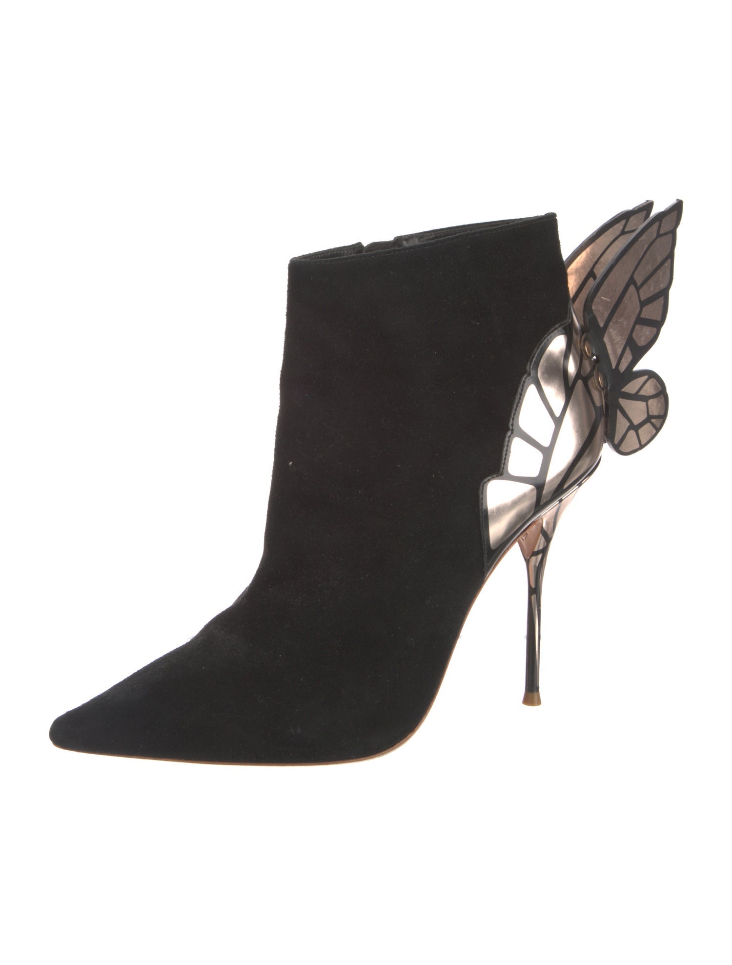 Sophia Webster Suede Studded Accents Boots