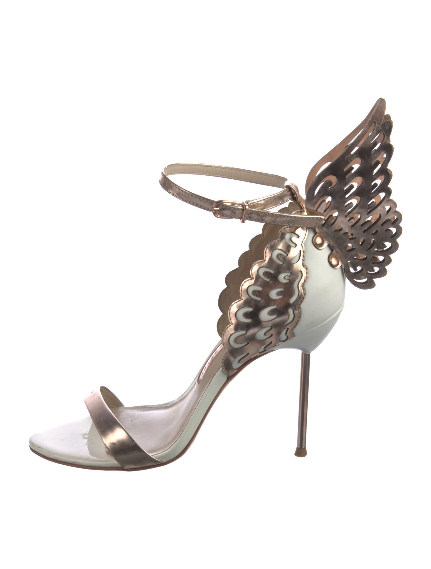 Sophia Webster Patent Leather Colorblock Pattern Sandals