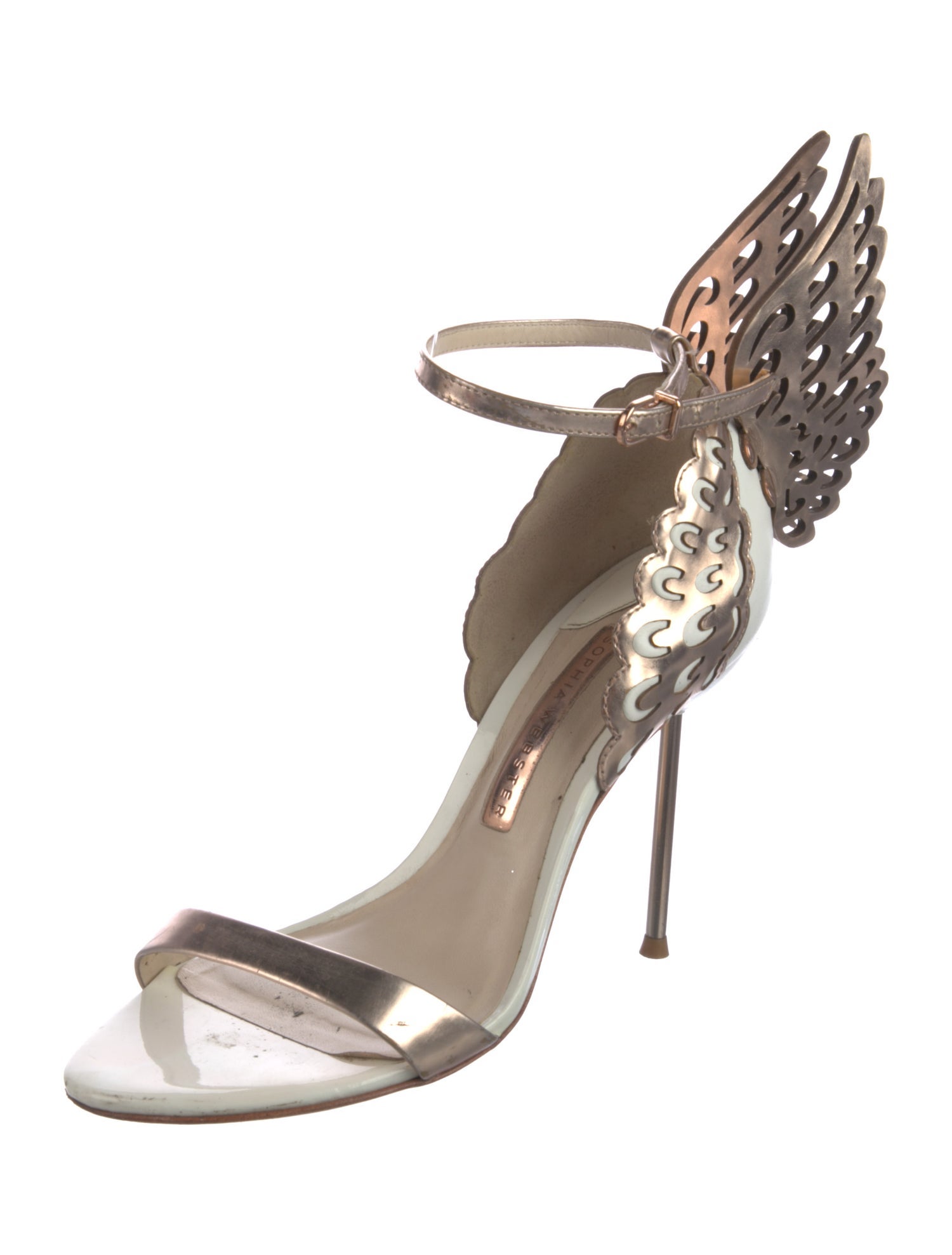 Sophia Webster Patent Leather Colorblock Pattern Sandals