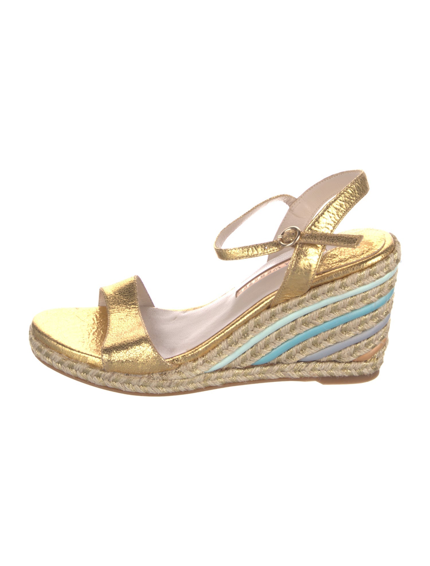 Sophia Webster Leather Printed Espadrilles