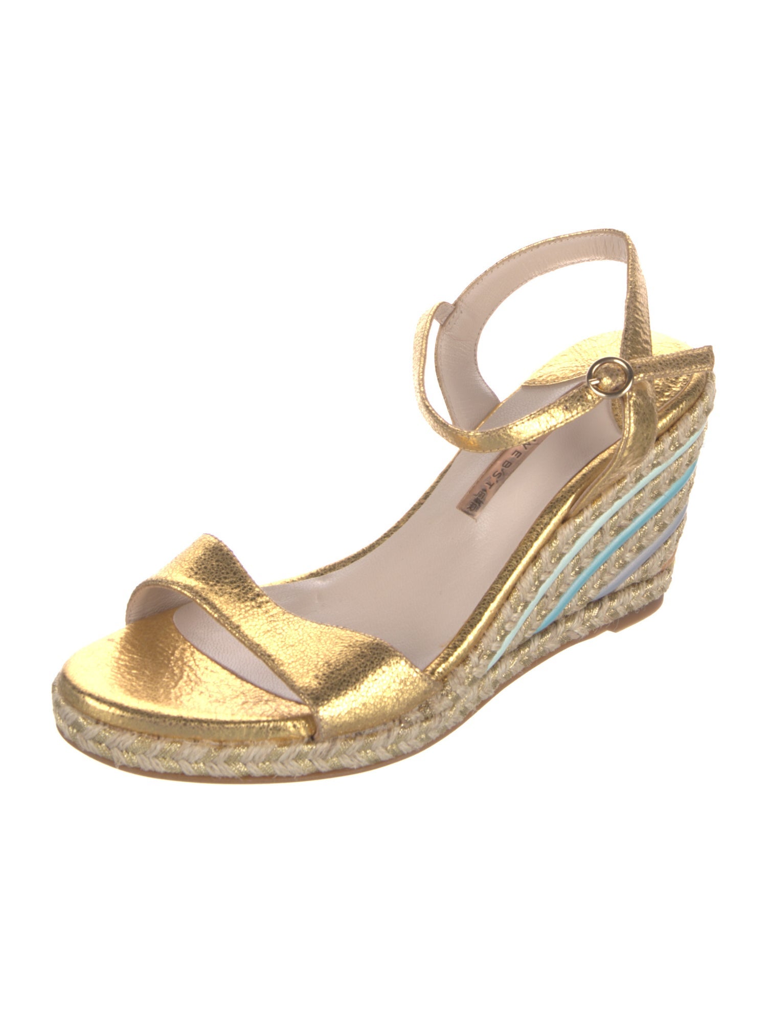 Sophia Webster Leather Printed Espadrilles