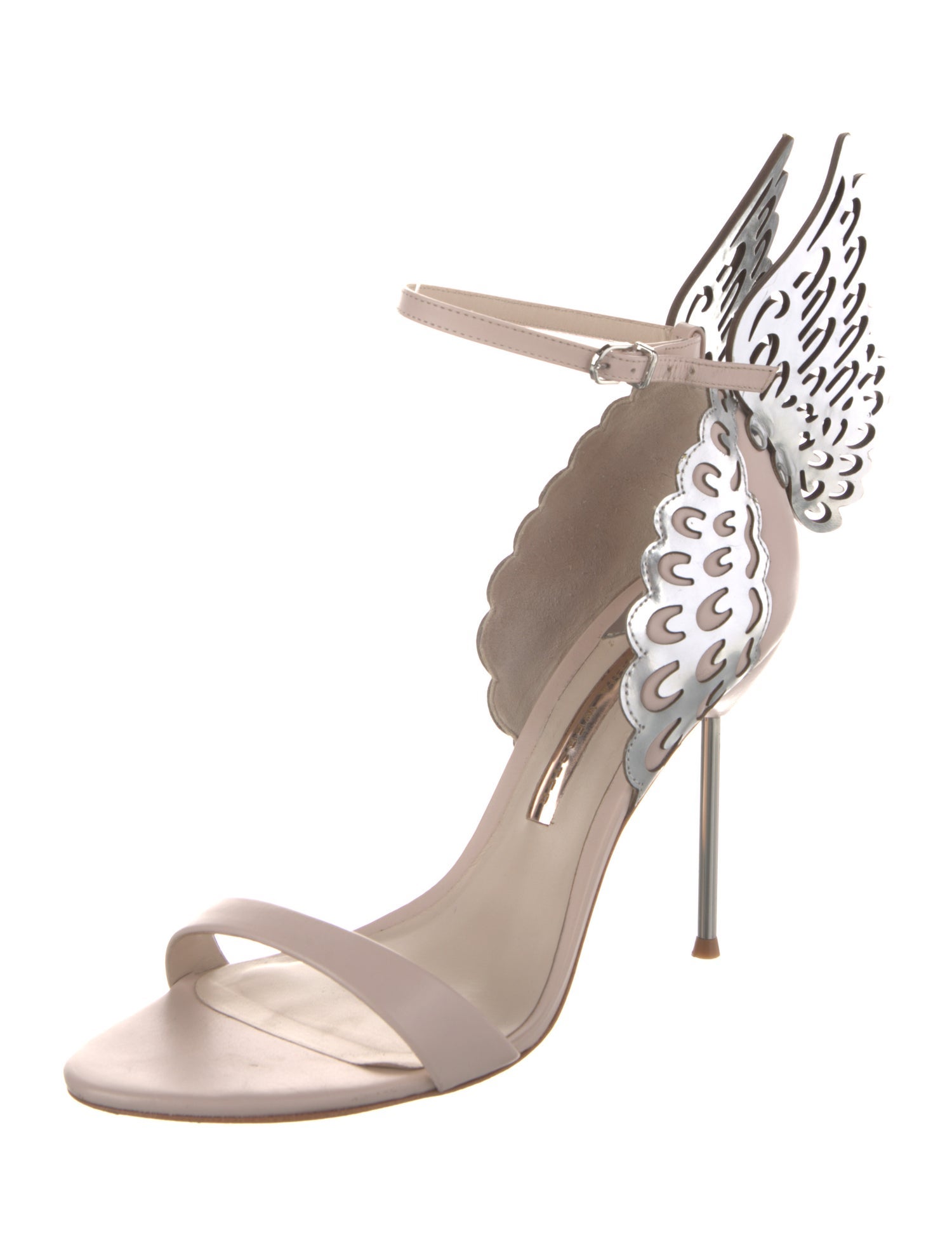 Sophia Webster Leather Lasercut Accents D'Orsay Pumps