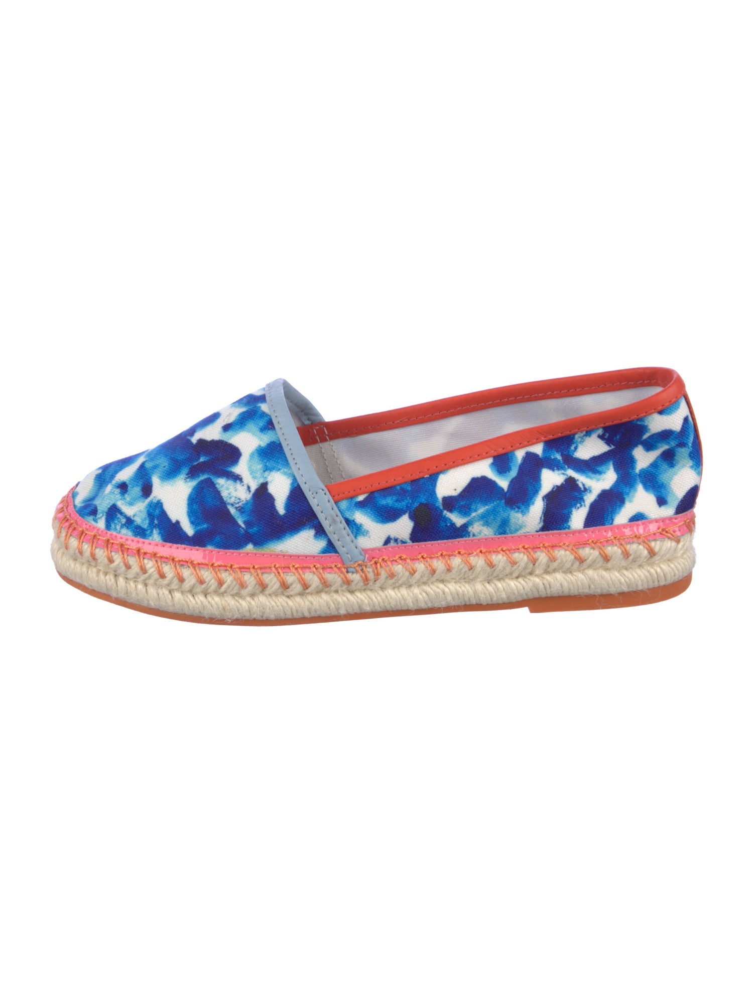 Sophia Webster Canvas Printed Espadrilles
