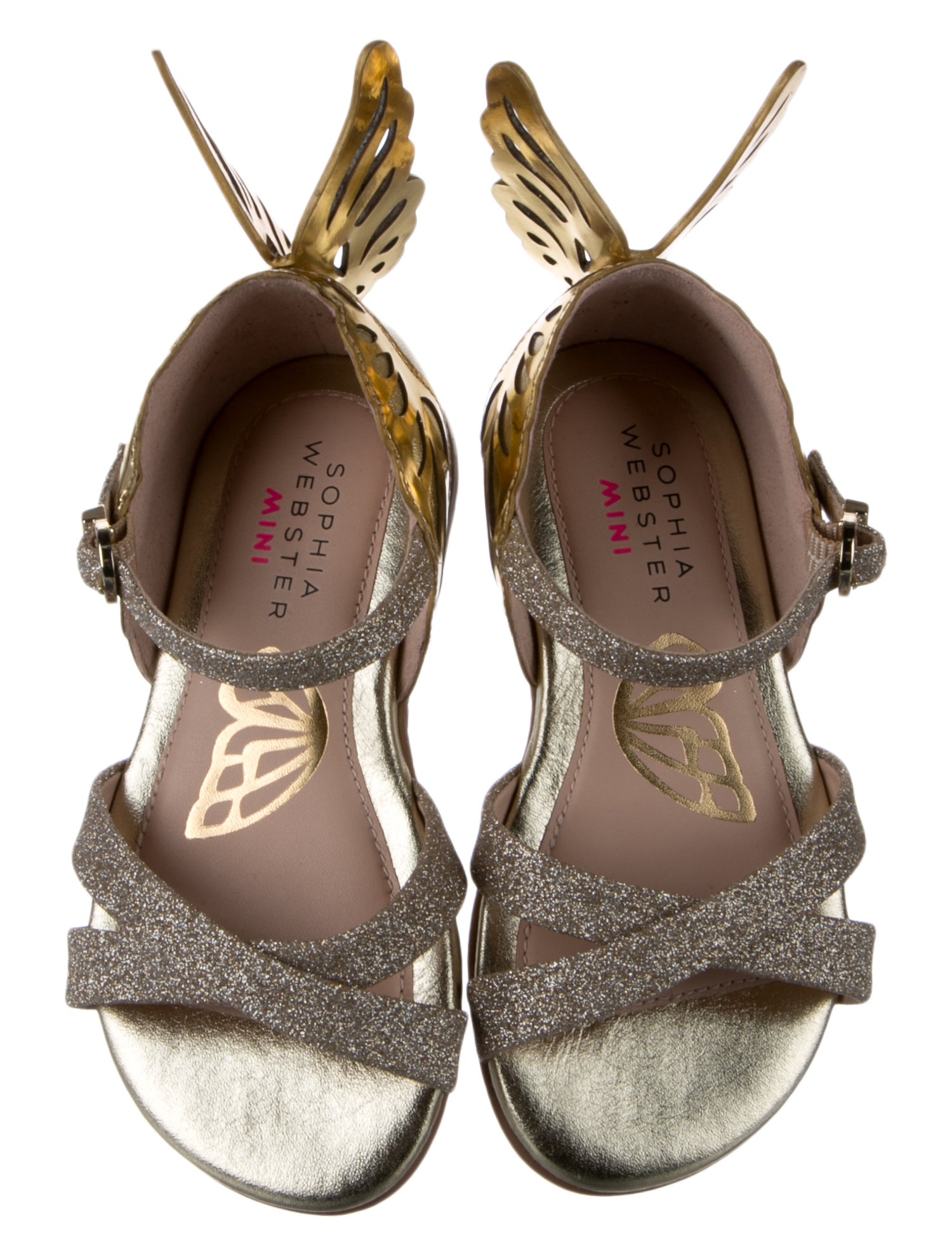 Sophia Webster Glitter Accent Sandals