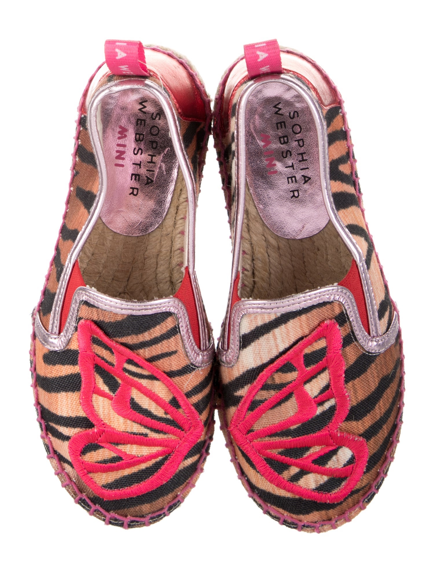 Sophia Webster Toddler Girl's Canvas Embroidered Espadrilles